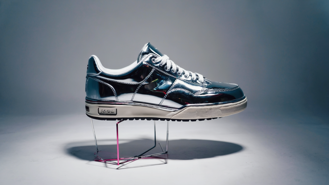 VROOM/01 Chrome Mirror low-top sneaker