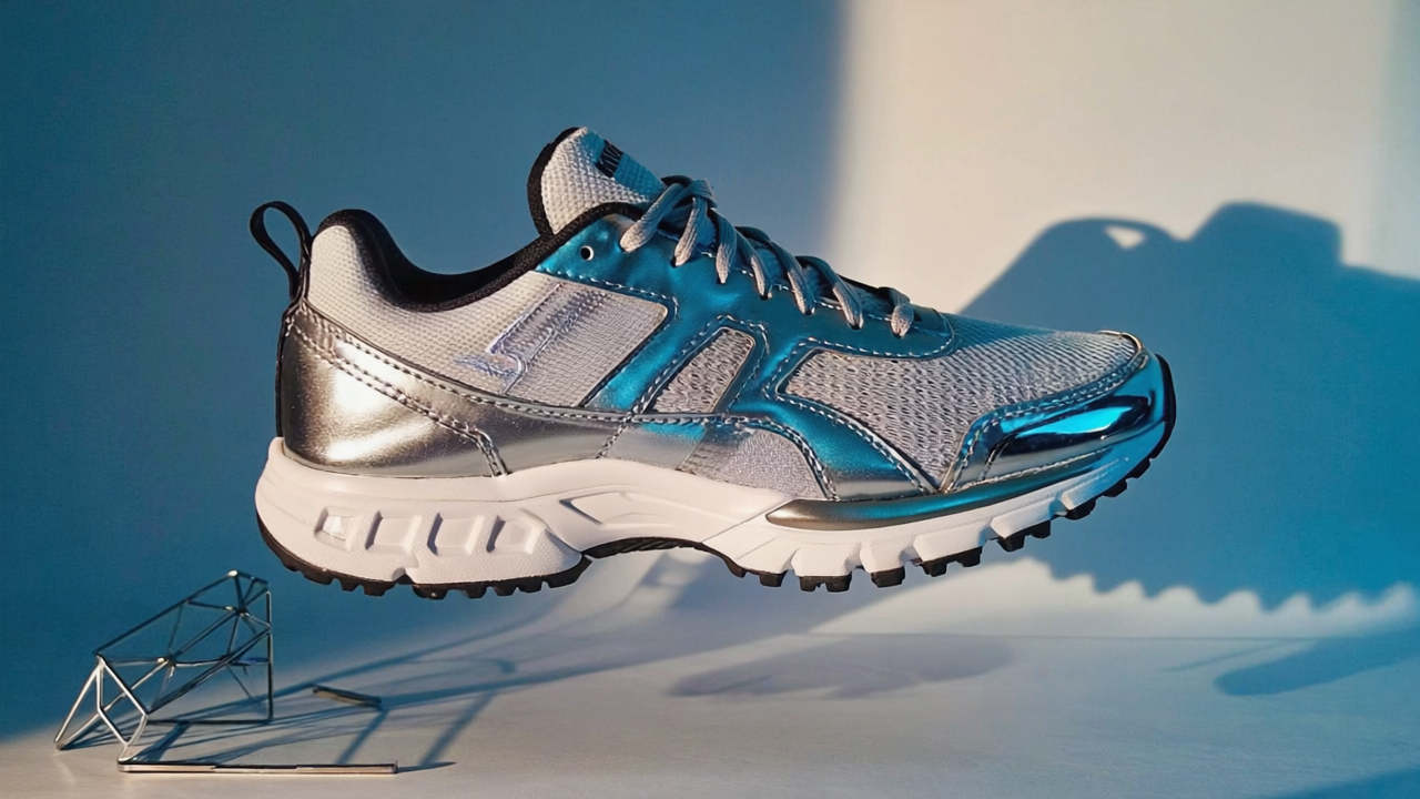 VROOM/04 Static matte chrome trail runner